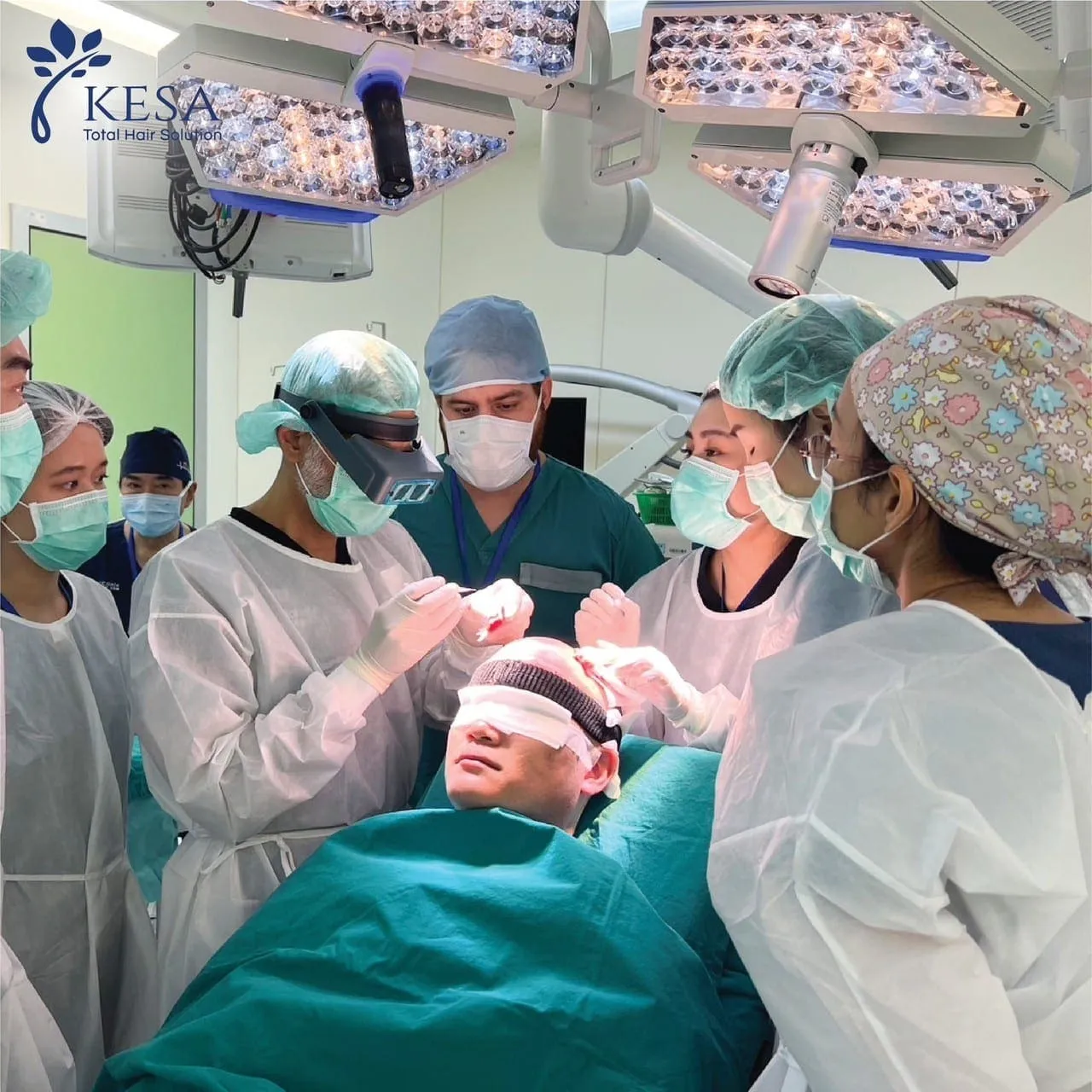 การเข้าห้องผ่าตัดเพื่อชมการปลูกผม