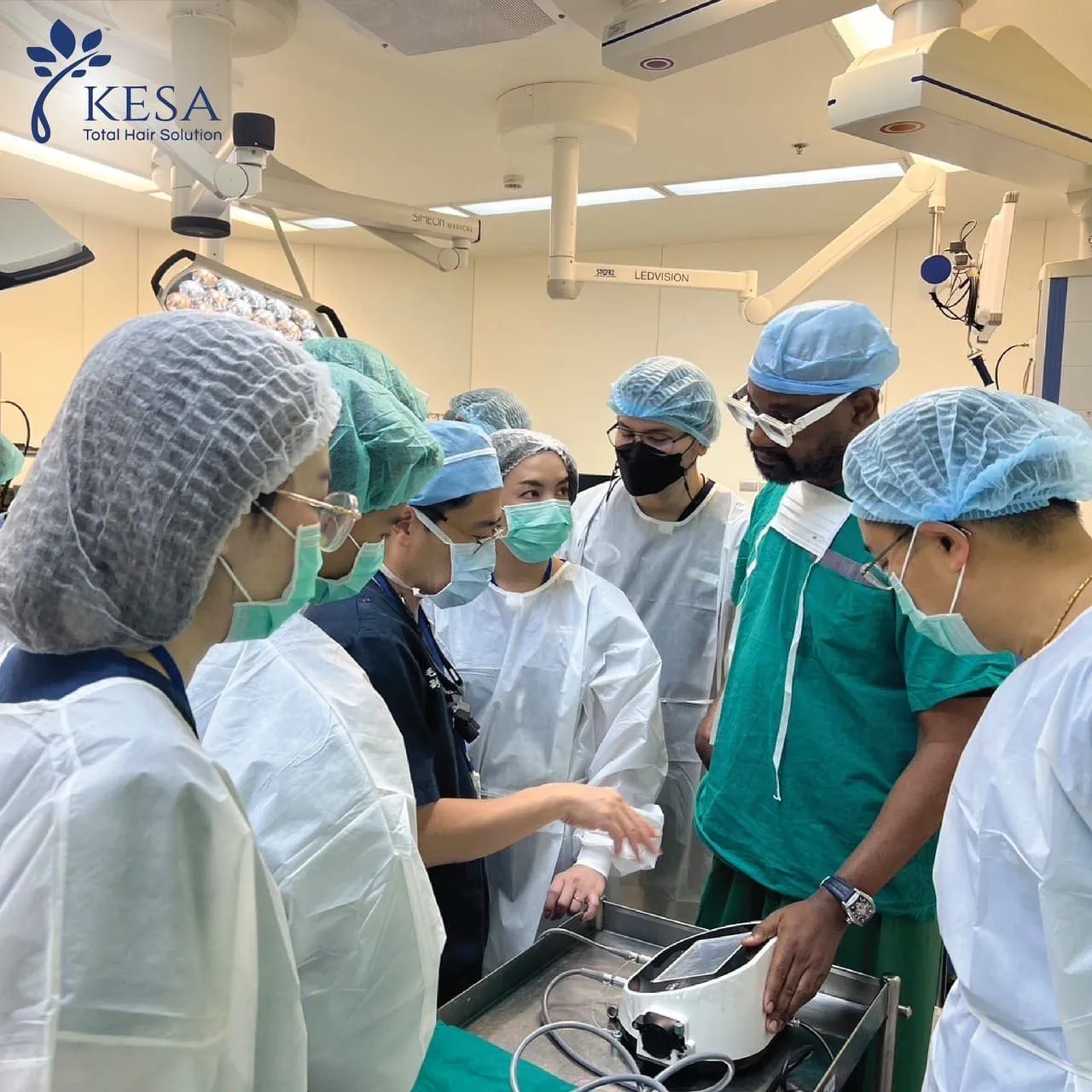 การเข้าห้องผ่าตัดเพื่อชมการปลูกผม