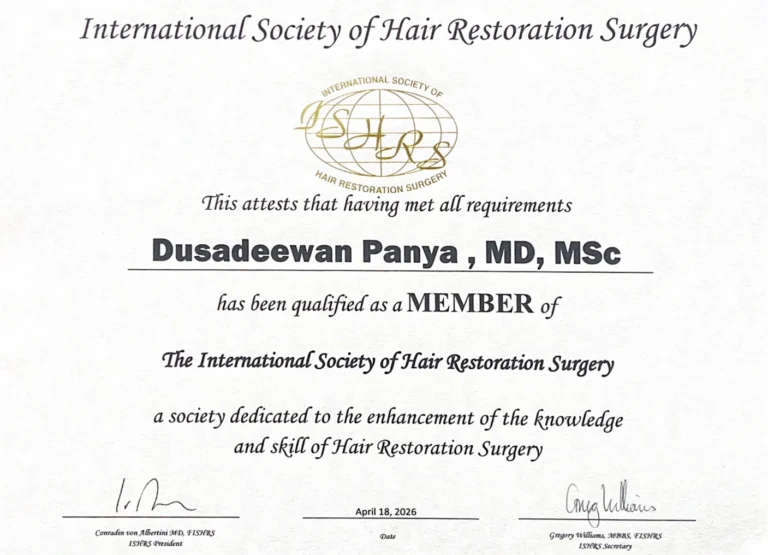 Dr.dusadeewan Panya เกศา คลินิก - kesa hair clinic เกศา คลินิก - kesa hair clinic